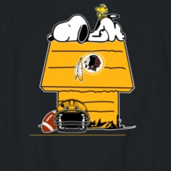 Washington Redskins NFL Football Snoopy Woodstock Peanuts Holiday Sweatshirt 159 - Picture 2 of 5